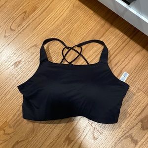 Nike size L black sports bra